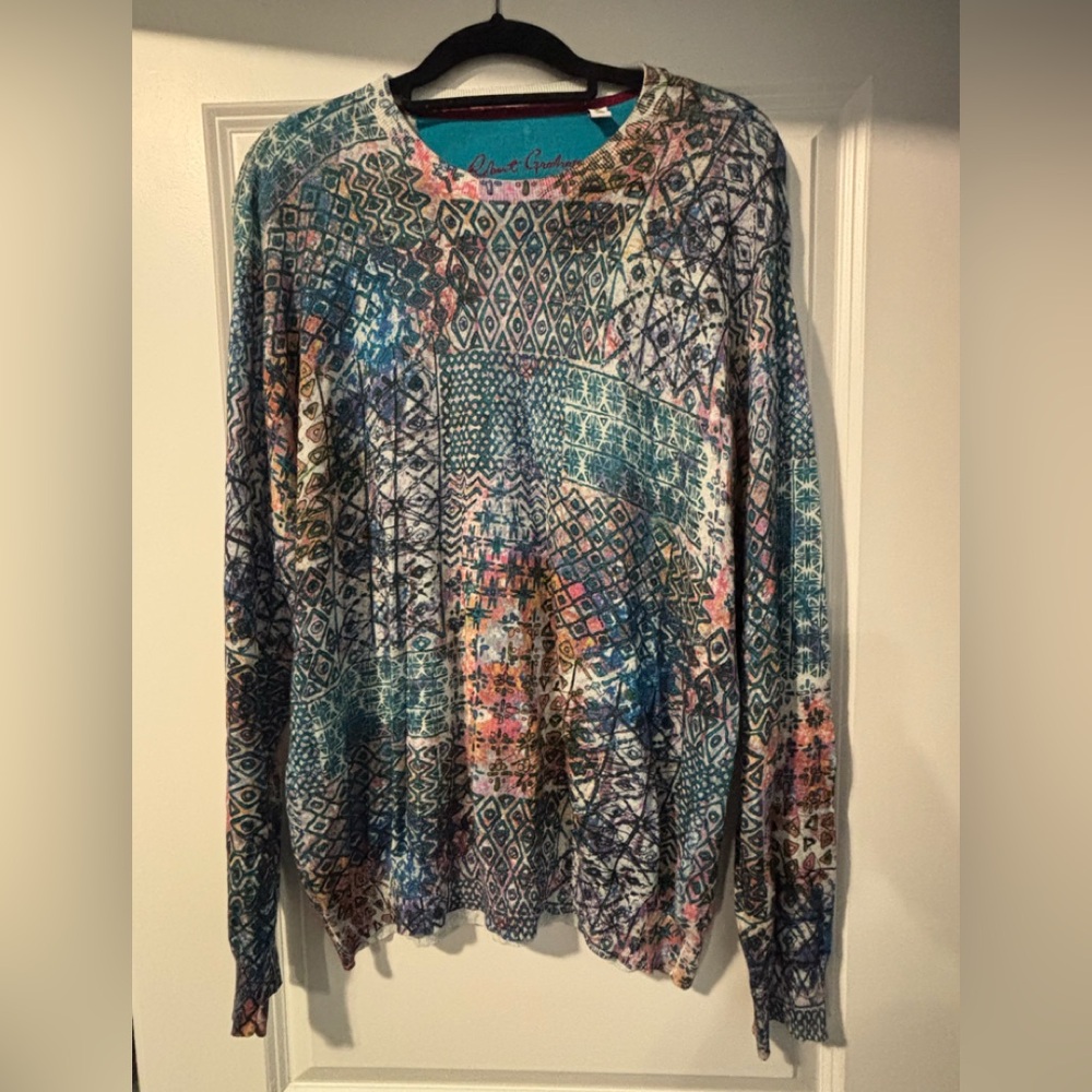 Robert Graham Multicolor Crewneck Sweater